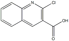 2-Chloro-3-carboxyquinoline Struktur