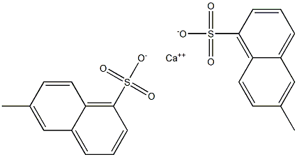 Bis(6-methyl-1-naphthalenesulfonic acid)calcium salt Struktur