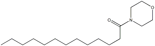 4-Tridecanoylmorpholine Struktur