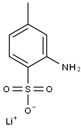 2-Amino-4-methylbenzenesulfonic acid lithium salt Struktur