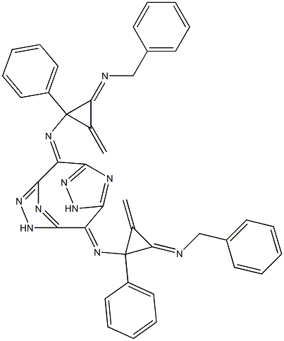 3,5-[(1H-1,2,4-Triazole-3,5-diyl)bis[methylene(benzylimino)ethylene(benzylimino)methylene]]-1H-1,2,4-triazole Struktur