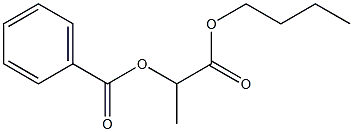 2-(Benzoyloxy)propionic acid butyl ester Struktur