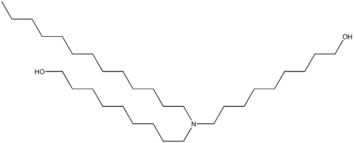 9,9'-(Tridecylimino)bis(1-nonanol) Struktur