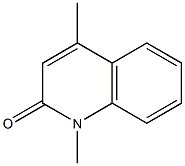 1,4-Dimethyl-1,2-dihydroquinoline-2-one Struktur