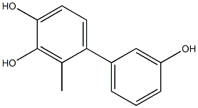 2-Methyl-1,1'-biphenyl-3,3',4-triol Struktur