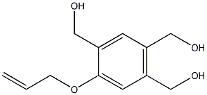 1-Allyloxy-2,4,5-tris(hydroxymethyl)benzene Struktur