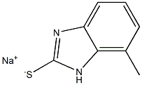 Sodium 4-methyl-3H-benzimidazole-2-thiolate Struktur