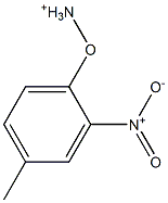 4-Methyl-2-nitrophenyloxyaminium Struktur