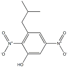 3-Isobutyl-2,5-dinitrophenol Struktur