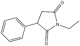 N-Ethyl-2-phenylsuccinimide Struktur