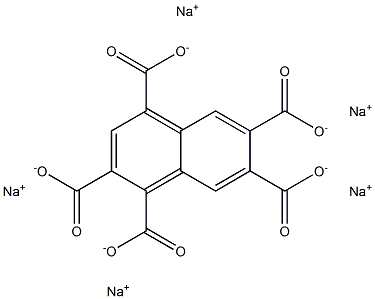 1,2,4,6,7-Naphthalenepentacarboxylic acid pentasodium salt Struktur