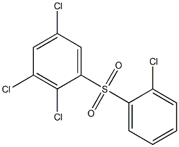 2,3,5-Trichlorophenyl 2-chlorophenyl sulfone Struktur