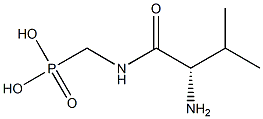 [(L-Valylamino)methyl]phosphonic acid Struktur