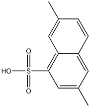 3,7-Dimethyl-1-naphthalenesulfonic acid Struktur