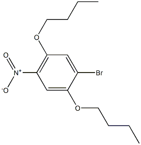 1-Bromo-2,5-dibutoxy-4-nitrobenzene Struktur