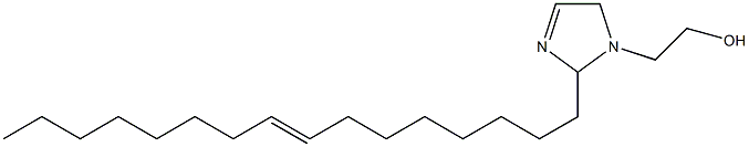 2-(8-Hexadecenyl)-3-imidazoline-1-ethanol Struktur