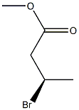 [R,(-)]-3-Bromobutyric acid methyl ester Struktur