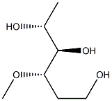 (3S,4R,5R)-3-Methoxyhexane-1,4,5-triol Struktur