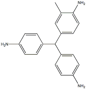 4,4'-(4-Amino-3-methylphenylmethylene)bisaniline Struktur