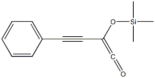 (Trimethylsiloxy)(phenylethynyl)ketene Struktur