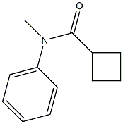 N-Methyl-N-phenylcyclobutanecarboxamide Struktur