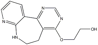 2-[[(6,7-Dihydro-5H-pyrido[2,3-b]pyrimido[4,5-d]azepin)-4-yl]oxy]ethanol Struktur