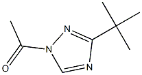 1-Acetyl-3-tert-butyl-1H-1,2,4-triazole Struktur