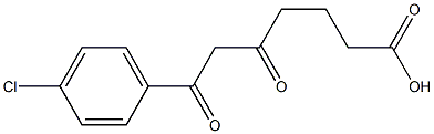 7-(4-Chlorophenyl)-5,7-dioxoheptanoic acid Struktur