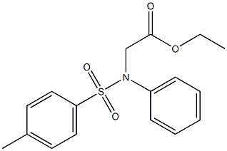 N-Tosyl-L-phenylglycine ethyl ester Struktur