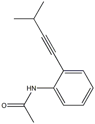 N-[2-(3-Methyl-1-butynyl)phenyl]acetamide Struktur