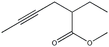 5-Heptyne-3-carboxylic acid methyl ester Struktur