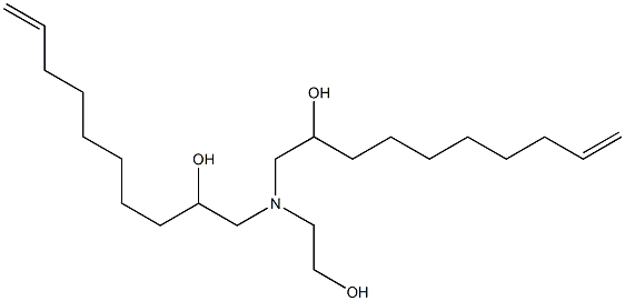 1,1'-[(2-Hydroxyethyl)imino]bis(9-decen-2-ol) Struktur