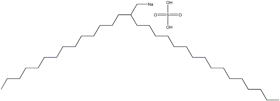 Sulfuric acid 2-tetradecyloctadecyl=sodium salt Struktur