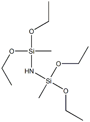 Bis[diethoxy(methyl)silyl]amine Struktur