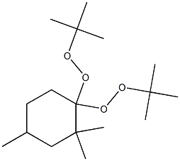 2,2,4-Trimethyl-1,1-bis(tert-butylperoxy)cyclohexane Struktur