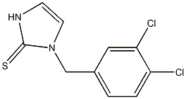 1-(3,4-Dichlorobenzyl)-1,3-dihydro-2H-imidazole-2-thione Struktur