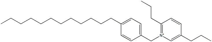 1-(4-Dodecylbenzyl)-2,5-dipropylpyridinium Struktur