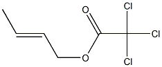 Trichloroacetic acid (2E)-2-butenyl ester Struktur