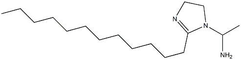 1-(1-Aminoethyl)-2-dodecyl-2-imidazoline Struktur