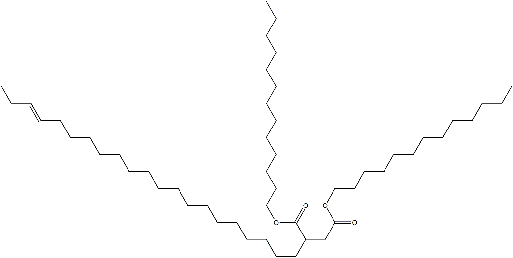 2-(18-Henicosenyl)succinic acid ditridecyl ester Struktur