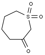 3-Oxothiepane 1,1-dioxide Struktur