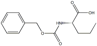 N-(Benzyloxycarbonyl)-L-norvaline Struktur