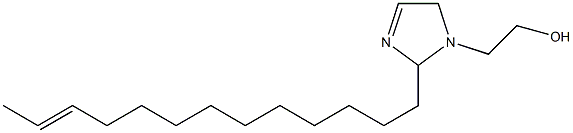 2-(11-Tridecenyl)-3-imidazoline-1-ethanol Struktur