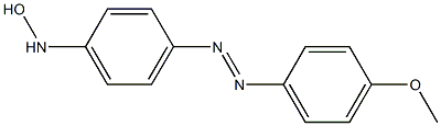 N-[p-(p-Methoxyphenylazo)phenyl]hydroxylamine Struktur