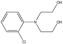 N,N-Bis(2-hydroxyethyl)-2-chloroaniline Struktur