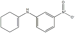 N-(1-Cyclohexen-1-yl)-3-nitroaniline Struktur