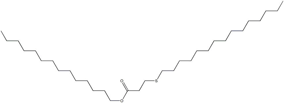 3-(Pentadecylthio)propionic acid tetradecyl ester Struktur