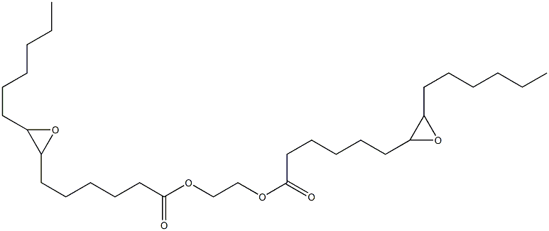 Bis(7,8-epoxytetradecanoic acid)1,2-ethanediyl ester Struktur