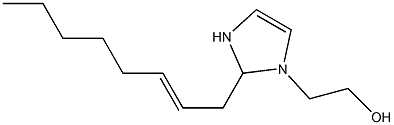 2-(2-Octenyl)-4-imidazoline-1-ethanol Struktur