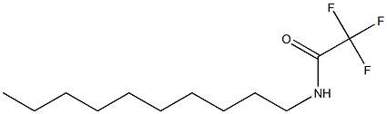 N-Decyltrifluoroacetamide Struktur